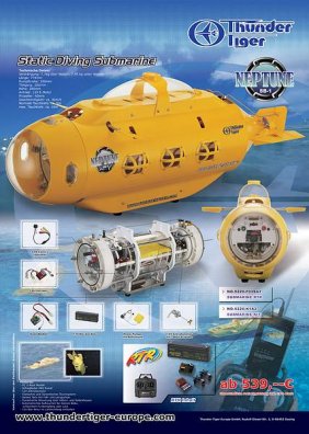 Thunder Tiger - Static Diving Neptune-SB1 Ready To Assemble Kit