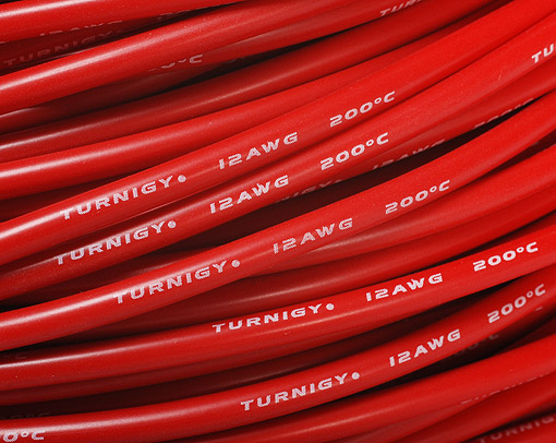 Turnigy Pure-Silicone Wire 12AWG (1mtr) RED