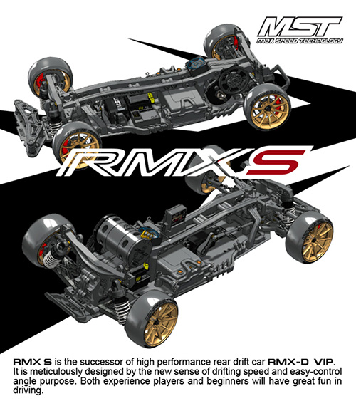MST RMX S 1/10 2WD Electric Shaft Driven Drift Car Kit #532161