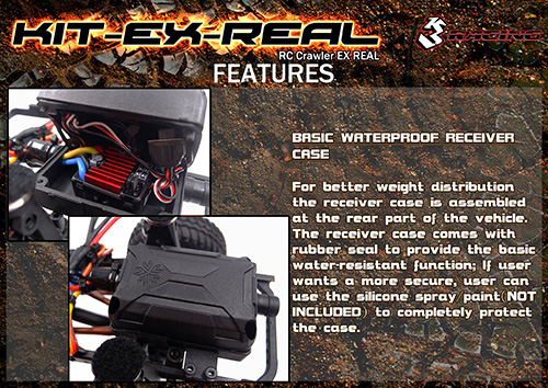 3Racing EX REAL 1/10 Crawler Car Kit EP #KIT-EX-REAL