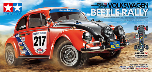 Tamiya 1/10 MF01X Volkswagen Beetle Rally EP Car Kit #58650