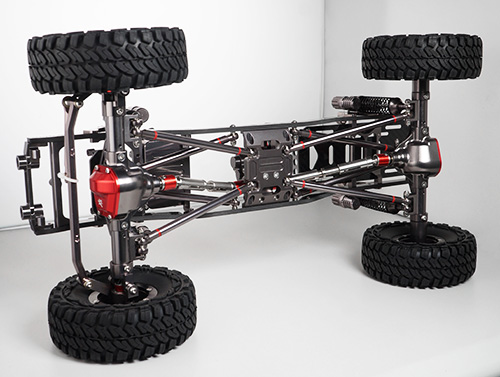 Xtra Speed CNC Machined Aluminum Fully Upgraded SCX10 1/10 Scale Crawler 313mm WB ARTR #XS-CAR-908