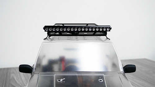 Xtra Speed Metal Cage Roof Luggage Tray w/ LED For Axial SCX10 II #XS-SCX230067